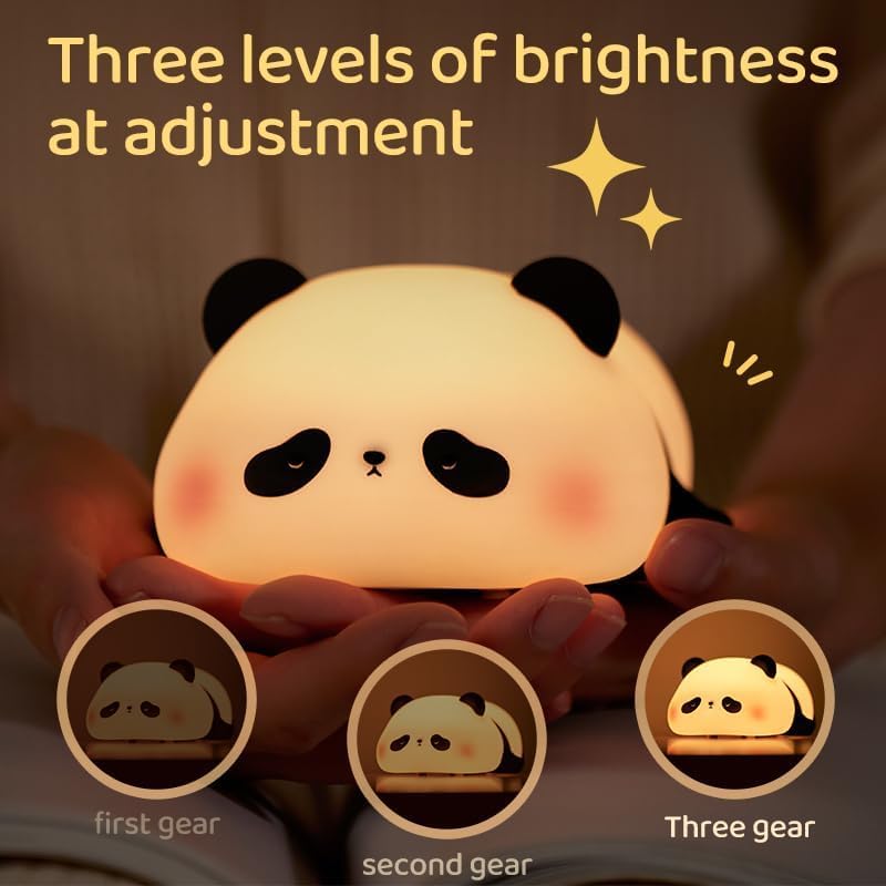 sleeping panda nigh lamp [silicone]