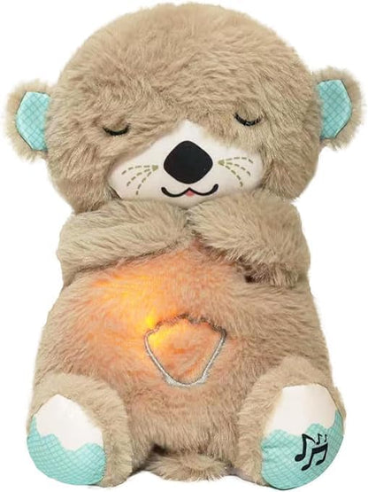 Baby teddy otter toy with Music, Sounds, Lights and Breathing Motion.