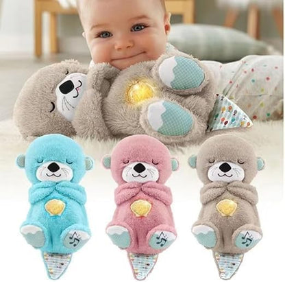 Baby teddy otter toy with Music, Sounds, Lights and Breathing Motion.