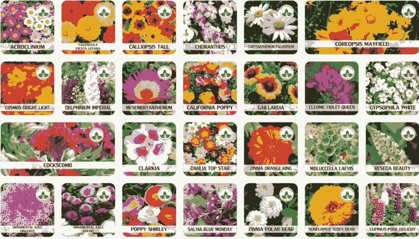 Varieties of Flower Seeds and Supplement