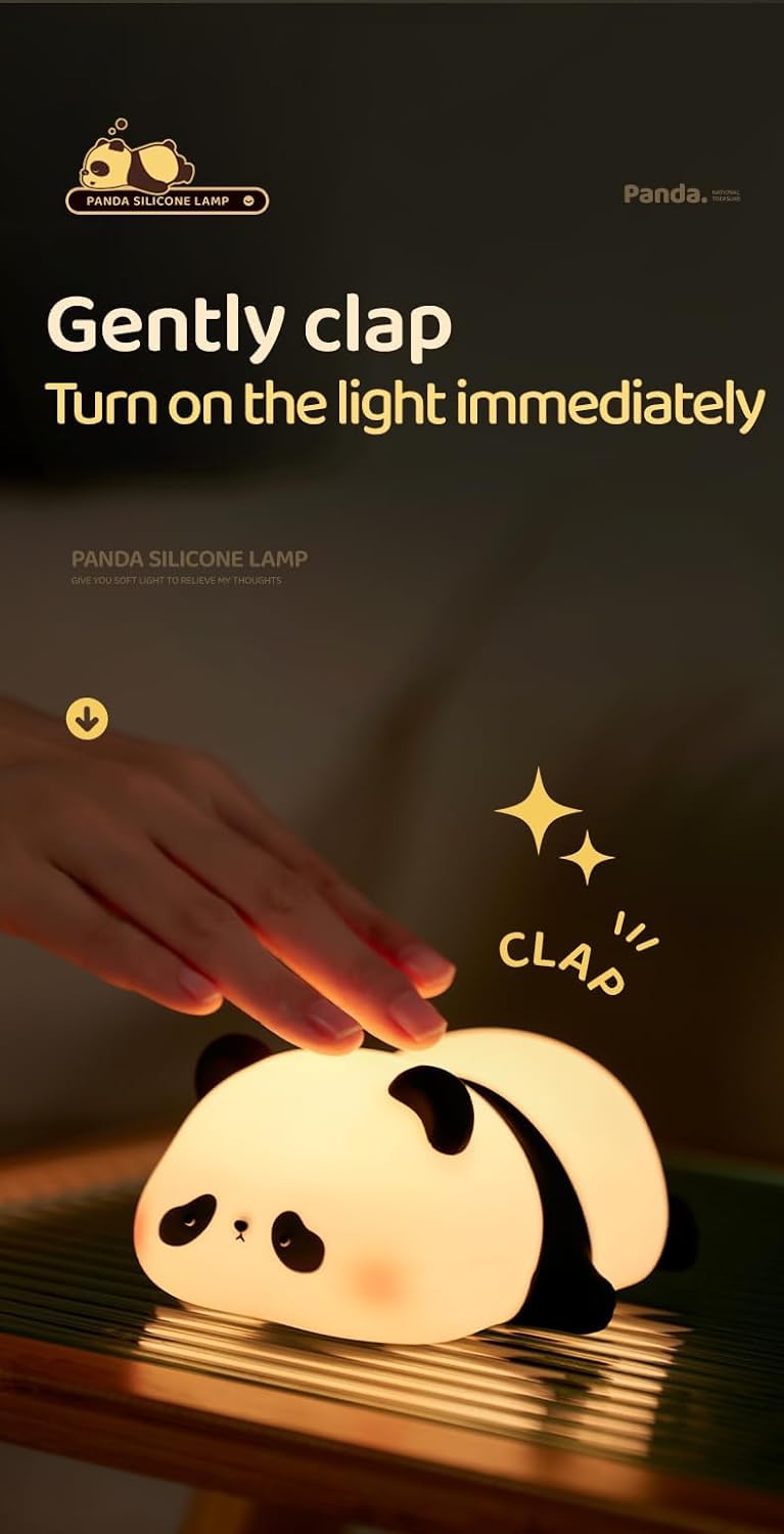 sleeping panda nigh lamp [silicone]