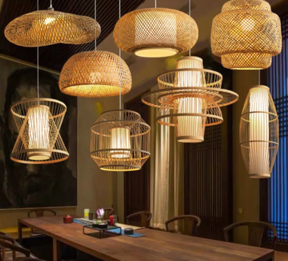 Luxury bamboo lamps