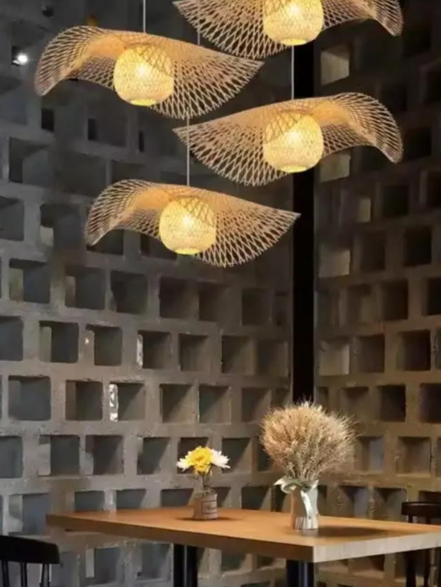 Luxury bamboo lamps