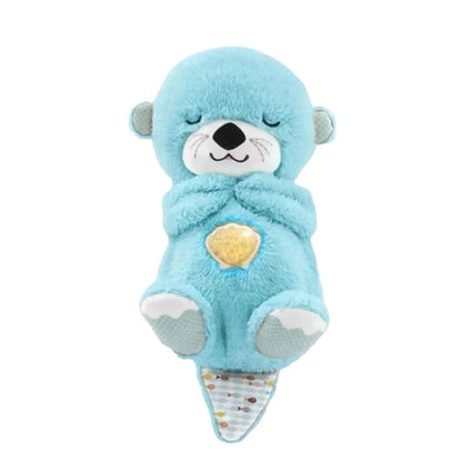 Baby teddy otter toy with Music, Sounds, Lights and Breathing Motion.