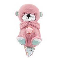 Baby teddy otter toy with Music, Sounds, Lights and Breathing Motion.