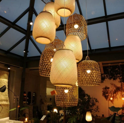 Luxury bamboo lamps